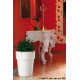 Nicoli ø30x37cm vazonas Ares 30 baltos spalvos