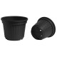 Nicoli ø20x15,5cm 3,0L vazonas Asso 20, juodos spalvos