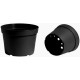 Nicoli Ø16x11.7cm 1,6l vazonas BASIC, juodas