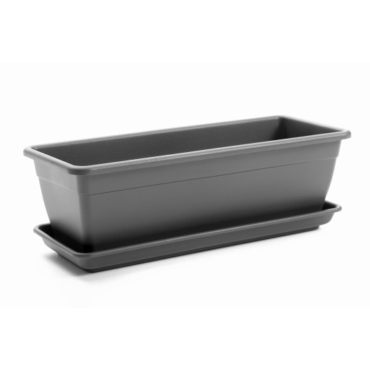 Nicoli 60x20x16cm lovelis Domus 60 antracito spalvos