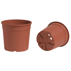 Nicoli Ø17x14.7cm 2,4l vazonas CONTAINER IME, rudas