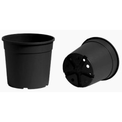 Nicoli 14x12.2cm 1,3l vazonas CONTAINER IME, juodas