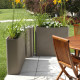 Tera 90x27x78cm vazonas Divio 80, antracito spalvos