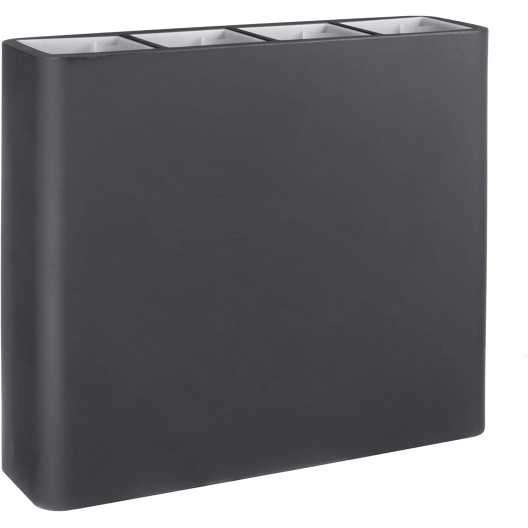 Tera 90x27x78cm vazonas su drėkinimo sistema Divio 80, antracito spalvos
