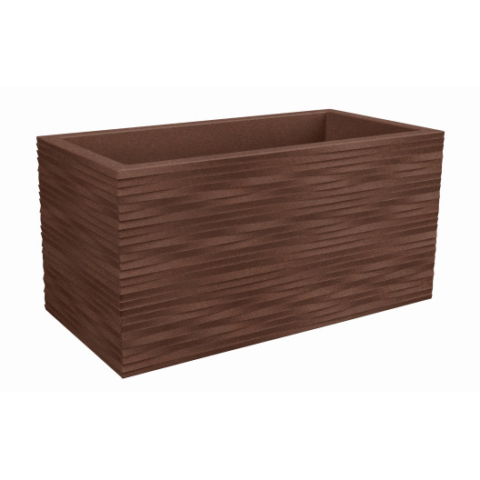 Nicoli 60x30x30cm lovelis Elegance Cassetta 60 rūdinto plieno spalvos