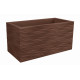 Nicoli 60x30x30cm lovelis Elegance Cassetta 60 rūdinto plieno spalvos