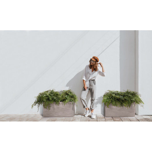 Nicoli 80x40x40cm lovelis Elegance Cassetta 80 pelenų spalvos