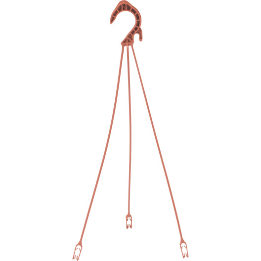 Nicoli kablys vazonui 48cm rudos spalvos