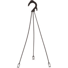 Nicoli kablys vazonui 48cm juodos spalvos