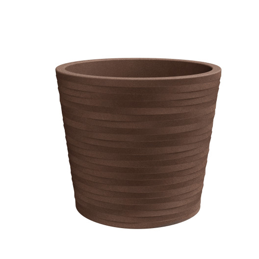 Nicoli ø30x26cm vazonas Hermes 30 rūdinto plieno spalvos