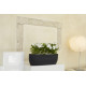 Nicoli 60x20x18cm lovelis Iris 60 antracito spalvos