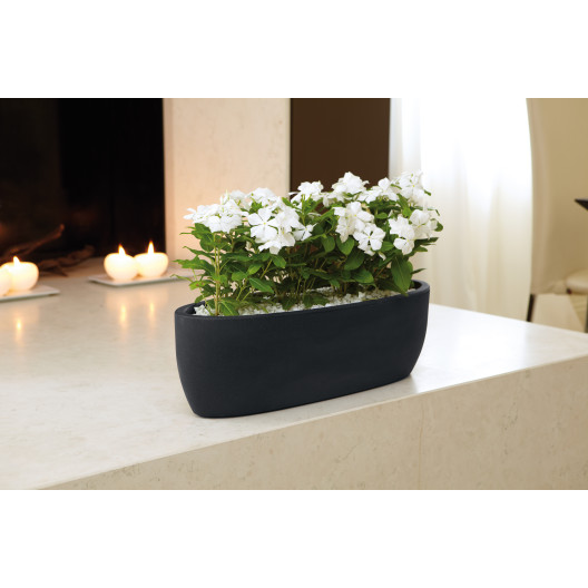 Nicoli 60x20x18cm lovelis Iris 60 antracito spalvos