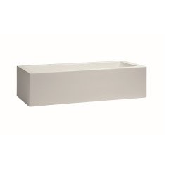 Nicoli 45x20x12cm lovelis Minos Cassetta 45 baltos spalvos