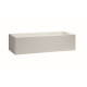 Nicoli 45x20x12cm lovelis Minos Cassetta 45 baltos spalvos