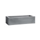 Nicoli 45x20x12cm lovelis Minos Cassetta 45 pelenų spalvos