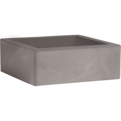 Nicoli 25x25x12cm vazonas Minos 25 pelenų spalvos