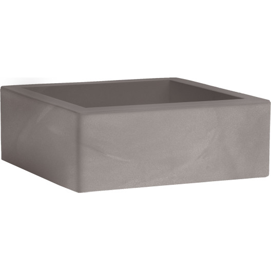 Nicoli 40x40x15cm vazonas Minos 40 pelenų spalvos
