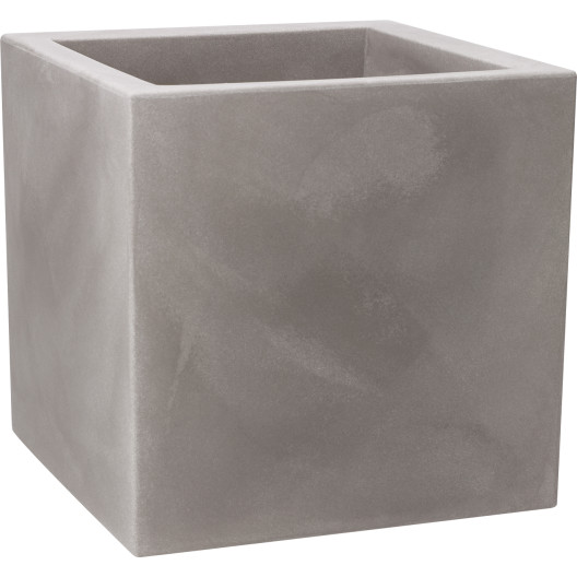 Nicoli 40x40x40cm vazonas Modus Quadro 40 pelenų spalvos