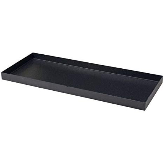 Tera 60x25x25cm pakabinamas lovelis su lėkštele KIT Schio Cassa 60, antracito spalvos
