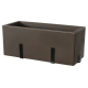 Tera 60x25x25cm pakabinamas lovelis su lėkštele KIT Schio Cassa 60, bronzos spalvos
