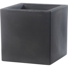 Tera 25x25x25cm vazonas Schio Cubo 25 antracito spalvos