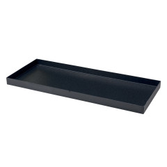 Tera 100x40cm lėkštelė Schio Sottocassa 100 antracito spalvos
