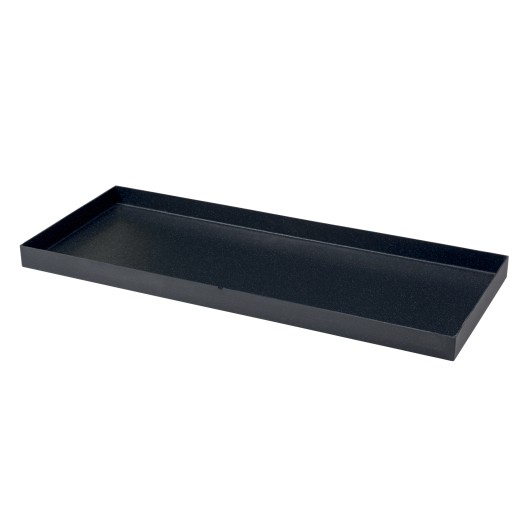 Tera 100x40cm lėkštelė Schio Sottocassa 100 antracito spalvos