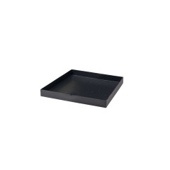 Tera 30x30cm lėkštelė Schio Sottocubo 30 antracito spalvos