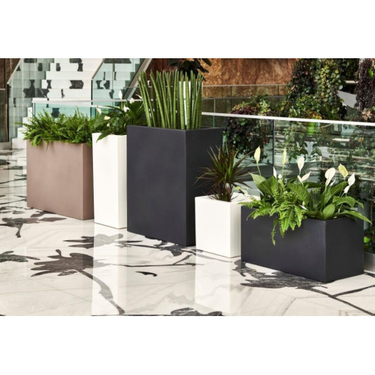 Tera 79x39x70cm vazonas Schio Tower 80 antracito spalvos