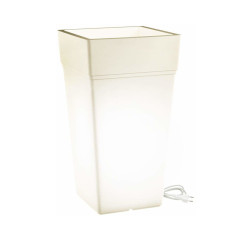 Teraplast 38x38x65cm šviečiantis vazonas STALK LUCE 65