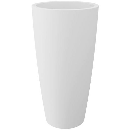 Nicoli Ø38x85cm vazonas su išimamu konteineriu Style 38, baltos spalvos