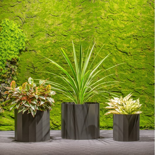 Jungle Flora ø29,5x30cm metalinis vazonas DAWN 295