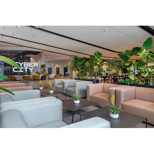 Jungle Flora 190x42x74cm metalinis vazonas GRAND Wall 1900