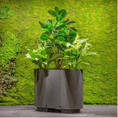 Jungle Flora 90x42x74cm metalinis vazonas GRAND Wall 900