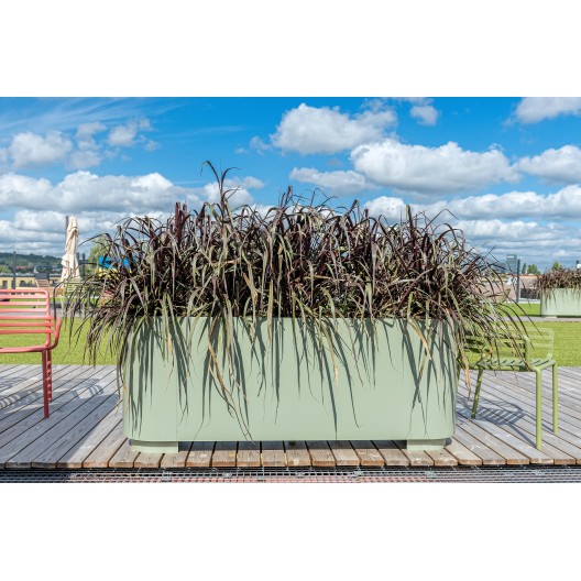 Jungle Flora 190x42x74cm metalinis vazonas GRAND Wall 1900