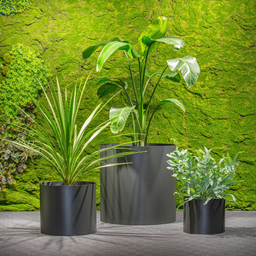 Jungle Flora ø40x35cm metalinis vazonas Riverside Base 400