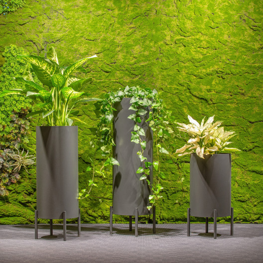 Jungle Flora ø30x100cm metalinis vazonas Riverside Rise 1000