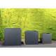 Jungle Flora 44x44x44cm metalinis vazonas Siena Cubo 44