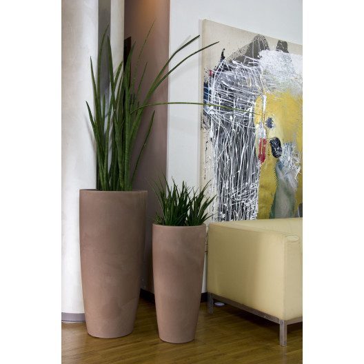 Nicoli ø33x70cm vazonas Talos Matt 33 tabako spalvos