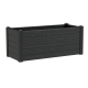 Tera 100x42x40cm vazonas su vandens rezervuaru Trama 002, antracito spalvos
