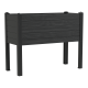 Tera 100x42x80cm vazonas su vandens rezervuaru Trama 015, antracito spalvos