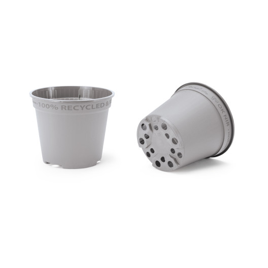 Nicoli 10x8cm 0,38l vazonas VASO FAST, juodas, 100vnt.