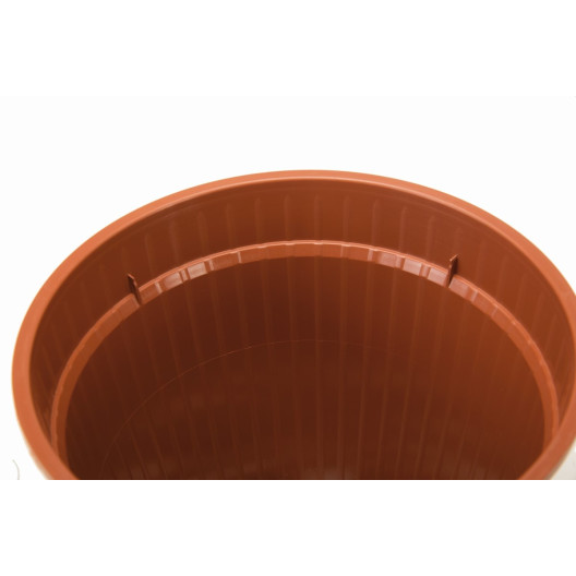 Nicoli 10x8cm 0,38l vazonas VASO FAST, juodas, 100vnt.
