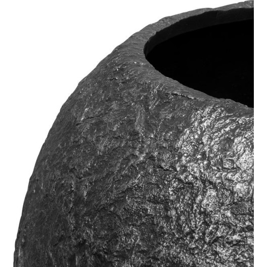 fleur ami Ø60x43cm vazonas Rocky Globe 60, black granite