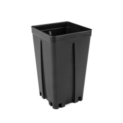 0,9L vazonas QUADRO 9x9x13/A su apsauga nuo šaknų susisukimo