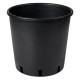 9.5L Ø24cm vazonas Vivaio Alto 24/V, juodas