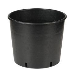10.0L Ø26cm vazonas Vivaio Basso 26/V, juodas