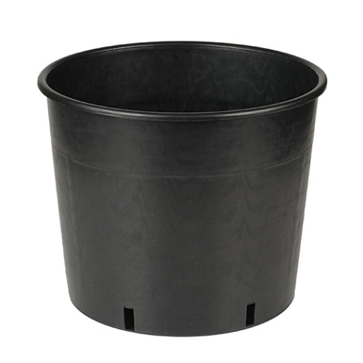 10.0L Ø26cm vazonas Vivaio Basso 26/V, juodas