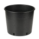 10.0L Ø26cm vazonas Vivaio Basso 26/V, juodas