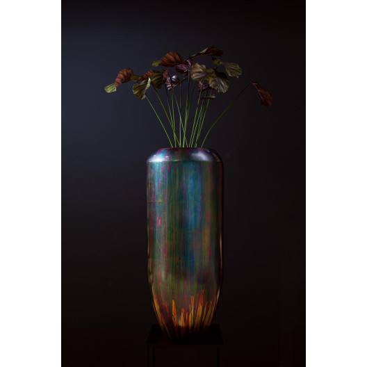 fleur ami Ø42x100cm vazonas Cigar vase 42, blue flame
